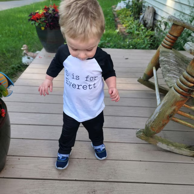 Personalized Kids Name Long Sleeves Shirt| Cloth147