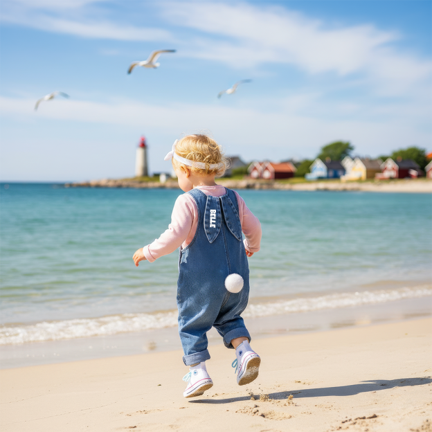 Personalized Kids Bunny Ears Demin Overalls| Pants29