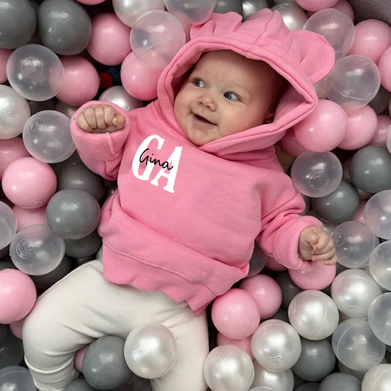 Personalized Kids Unisex Bear Hoodie| Cloth100