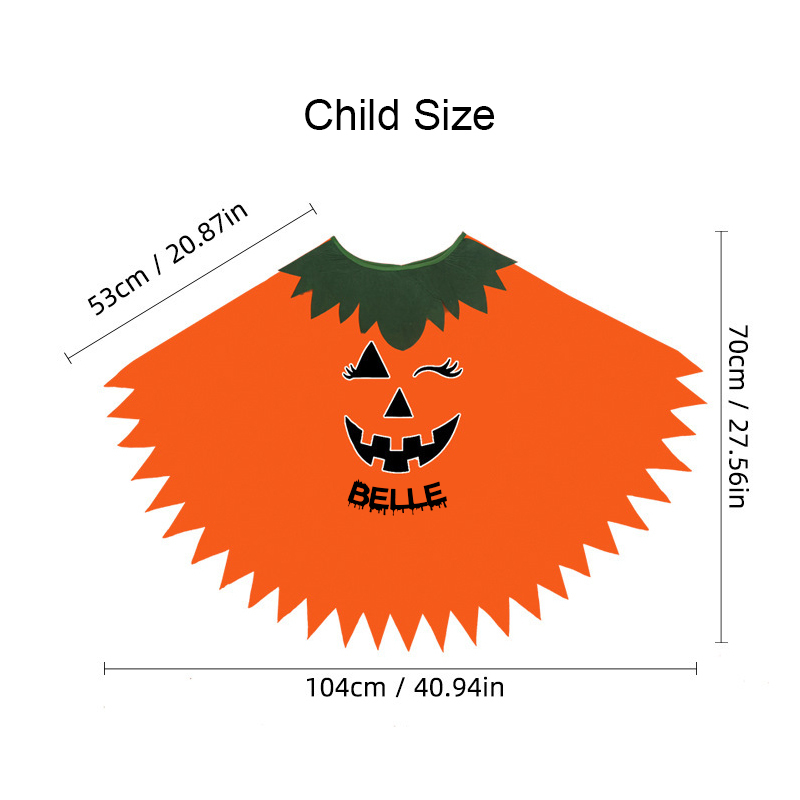 Personalized Halloween Night Glowing Costumes Pumpkin Set| YESHalloween05