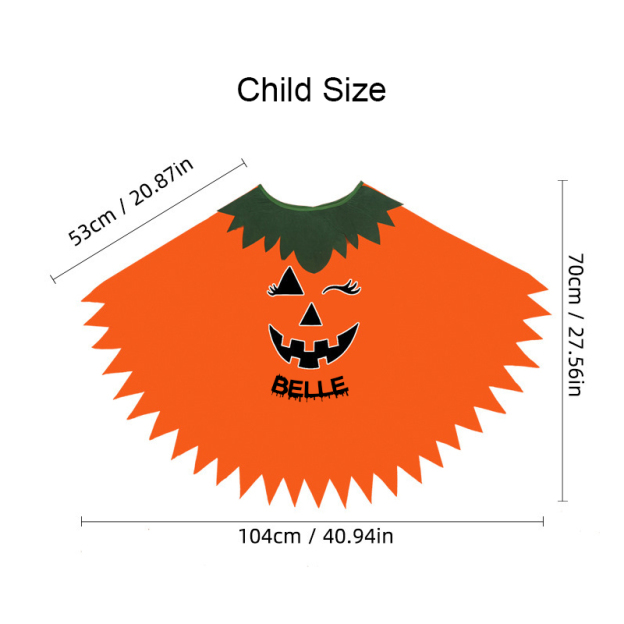 Personalized Halloween Night Glowing Costumes Pumpkin Set| YESHalloween05