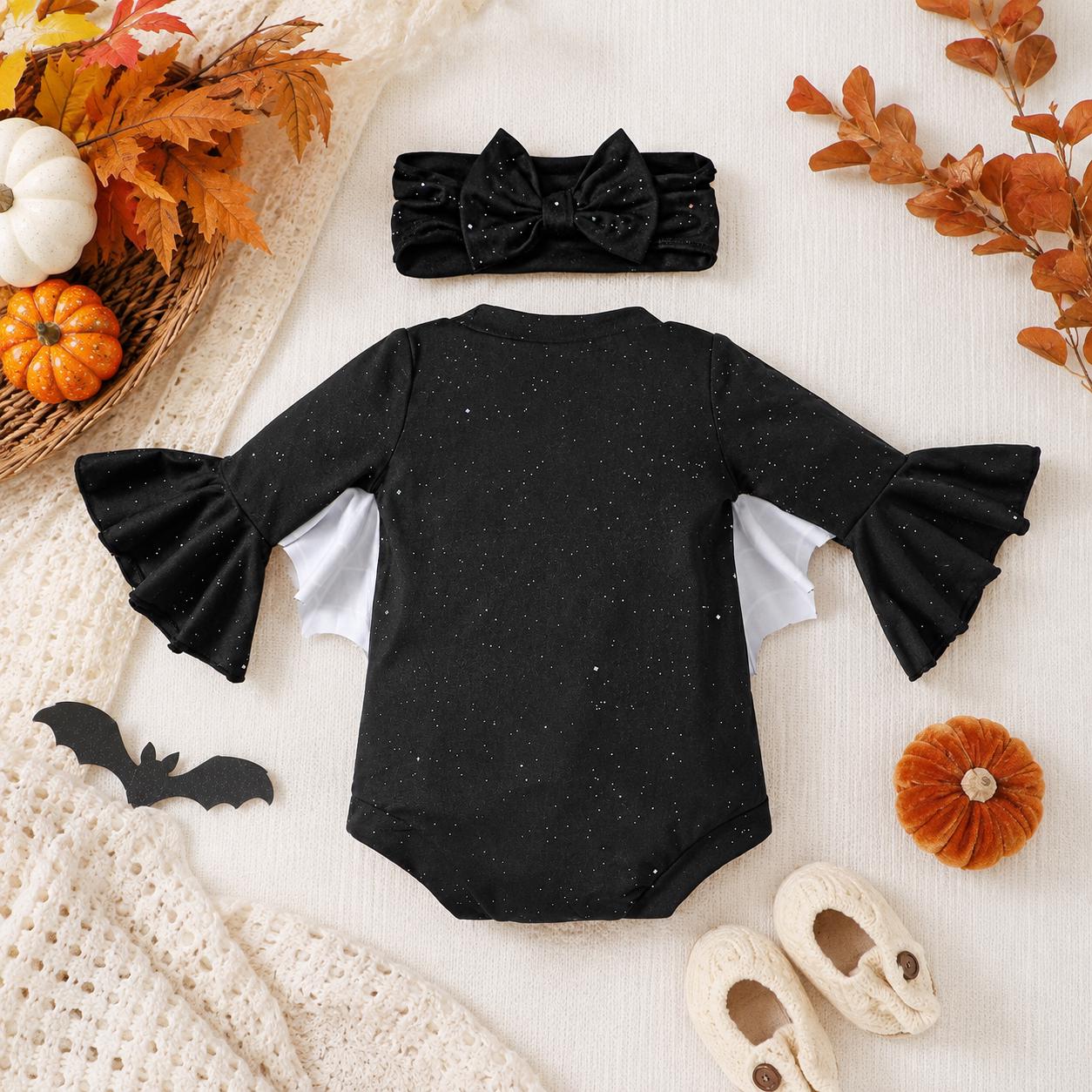 Personalized Baby Halloween Gift Bodysuit and Headband Set| YESHalloween19