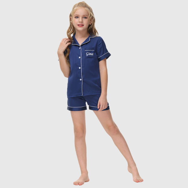 Personalized Kids Silk Pajamas| Cloth74