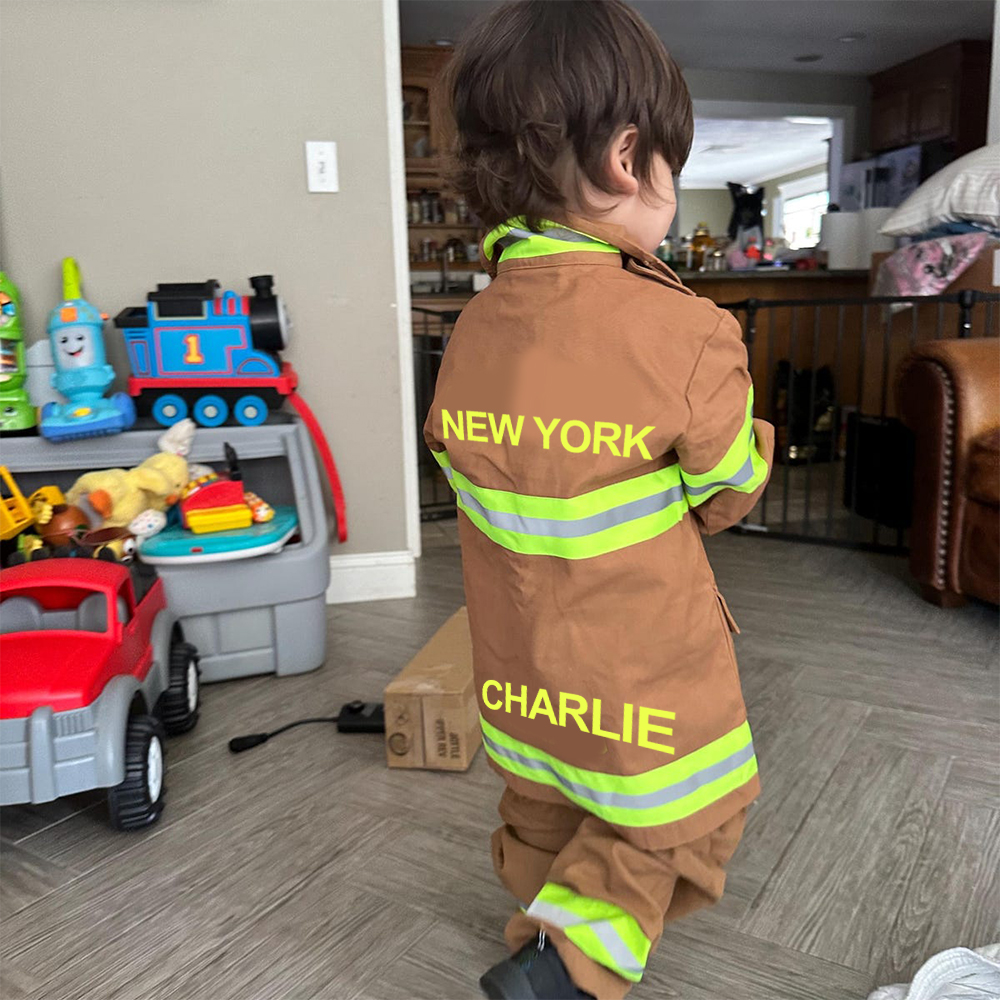 PersonalizedKids Halloween Firefighter Costume Outfits| Cloth239