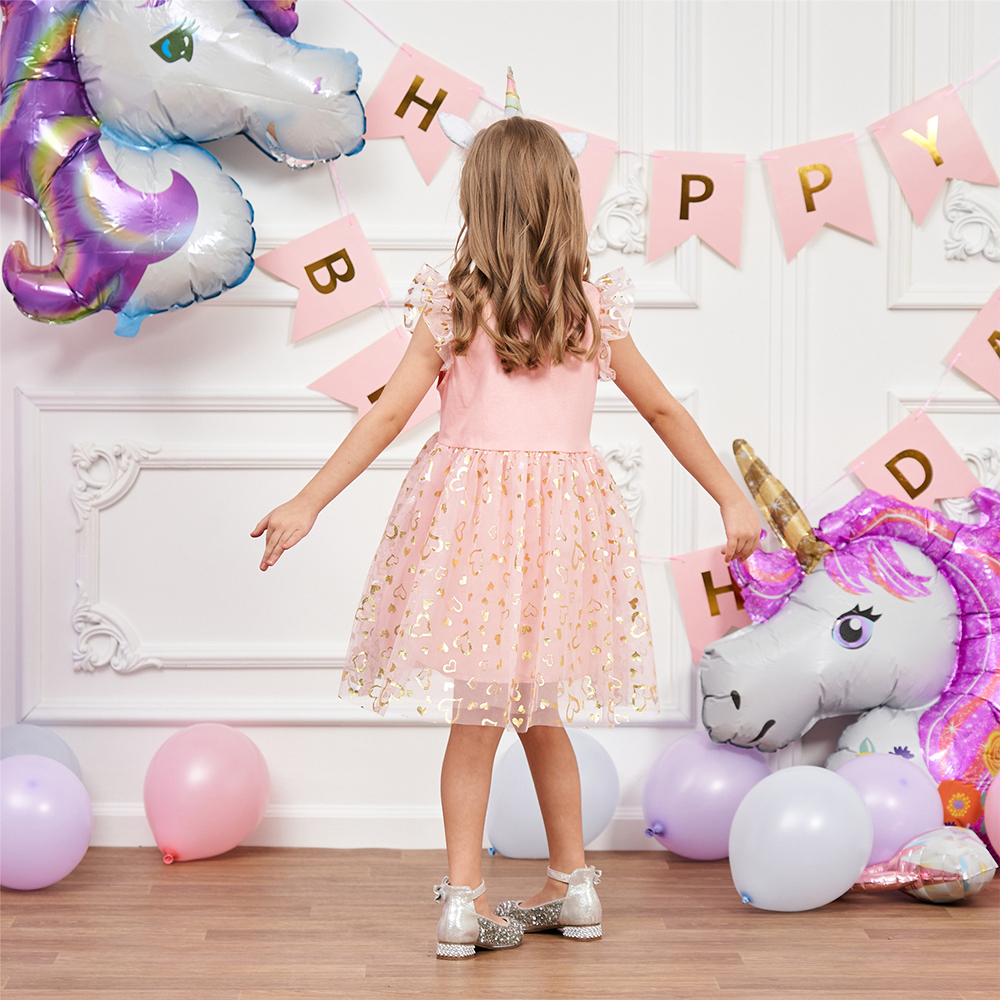 Personalized Girl Magical Unicorn Birthday Dress| Dress06