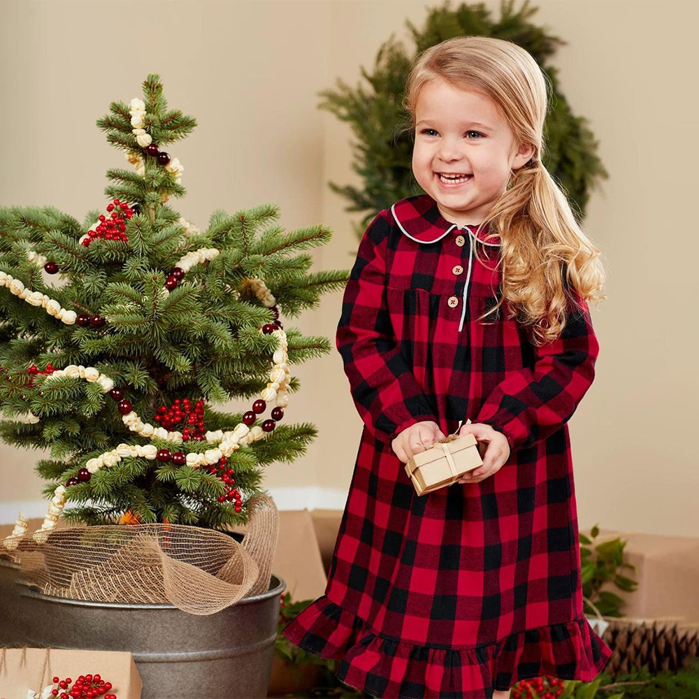 Personalized Kids Embroidered Name Christmas Pajamas| Cloth201