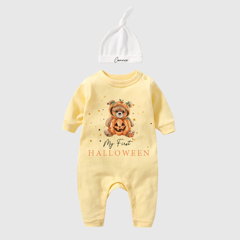 Personalized Baby First Halloween Outfit| BBCloth1206