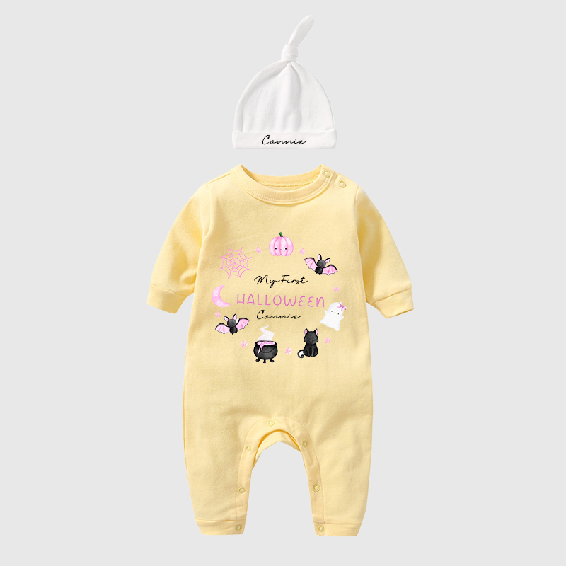 Personalized Baby First Halloween Outfit| BBCloth1207