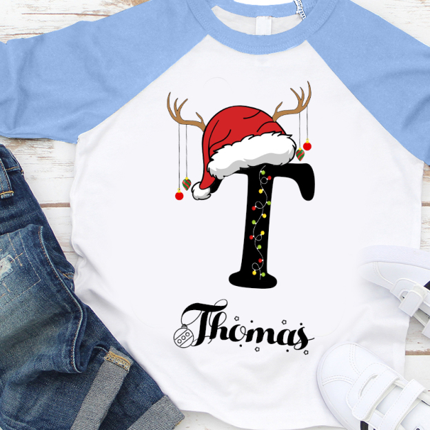 Personalized Kids Christmas Shirt| Cloth12419