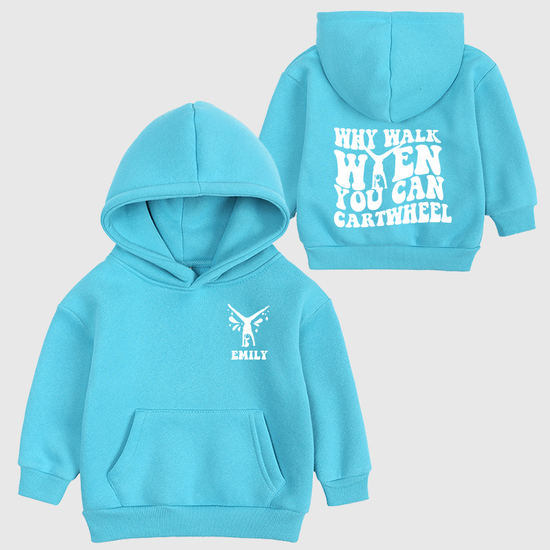 Personalized Kids Gymnastics Cozy Hoodie| Cloth11605