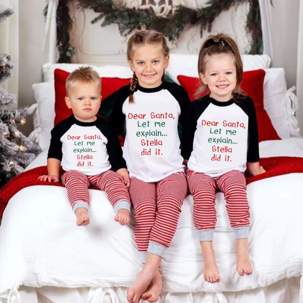 Personalized Kids Christmas Shirt| Cloth12420