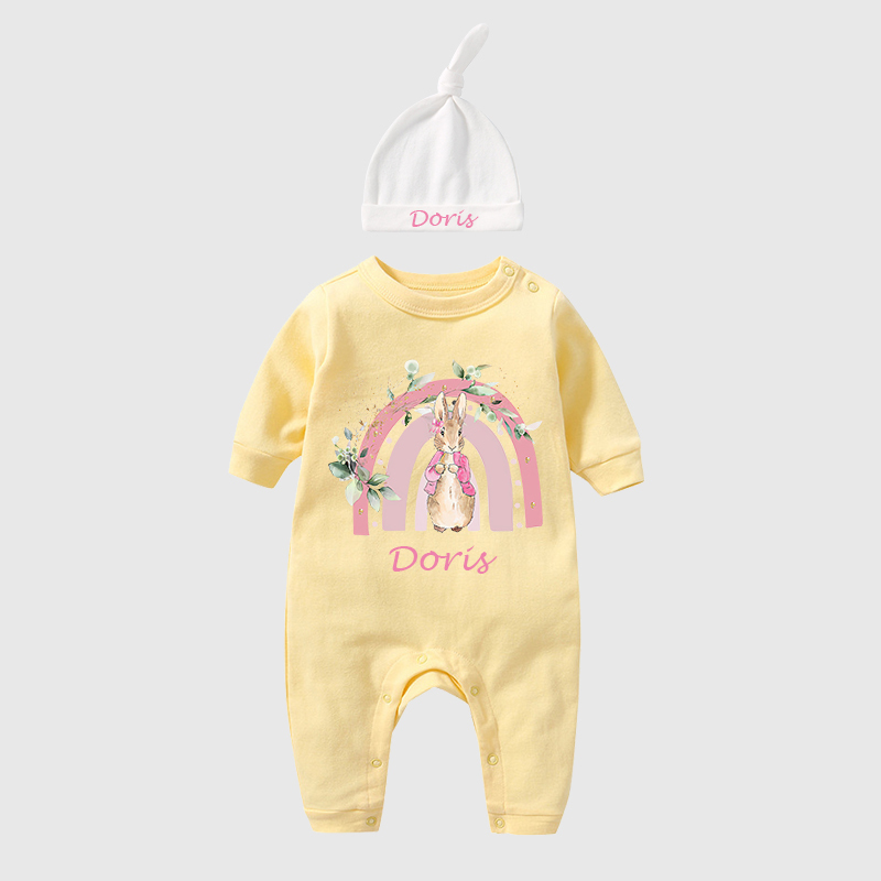 Personalized Baby Rabbit Birth Outfit| BBCloth1215