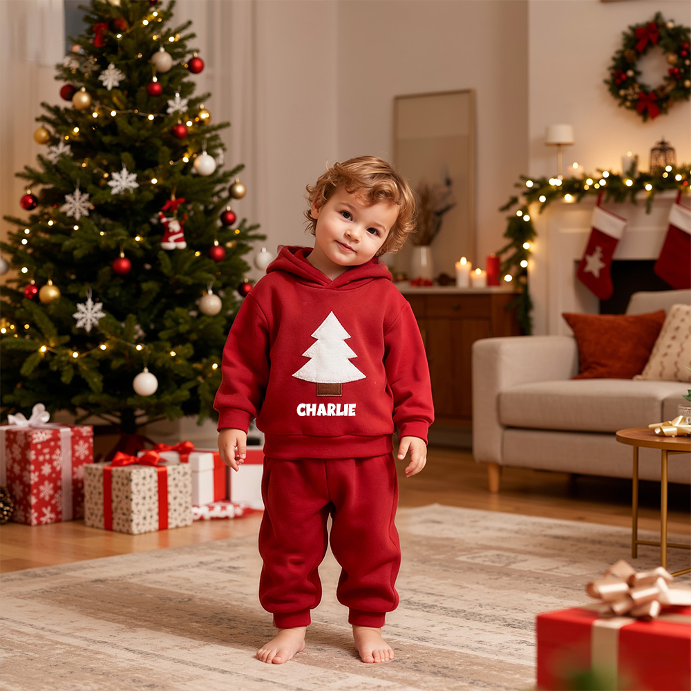 Personalized Kids Christmas Hoodie and Pants | YESMC34