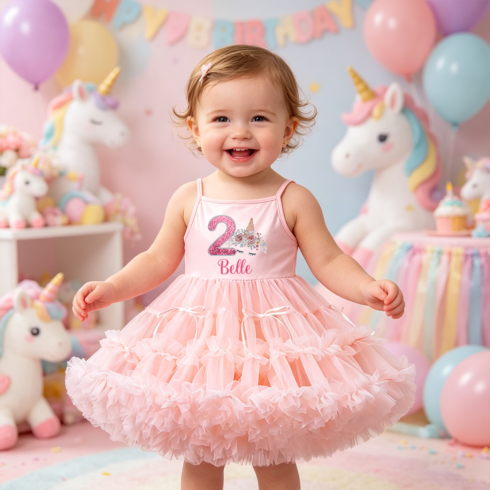 Personalized GirlMermaid/Unicorn Birthday TUTU Dress| Dress92