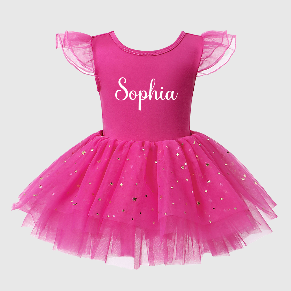 Personalized Girl Ballet Dance Tutu Dress| Dress93