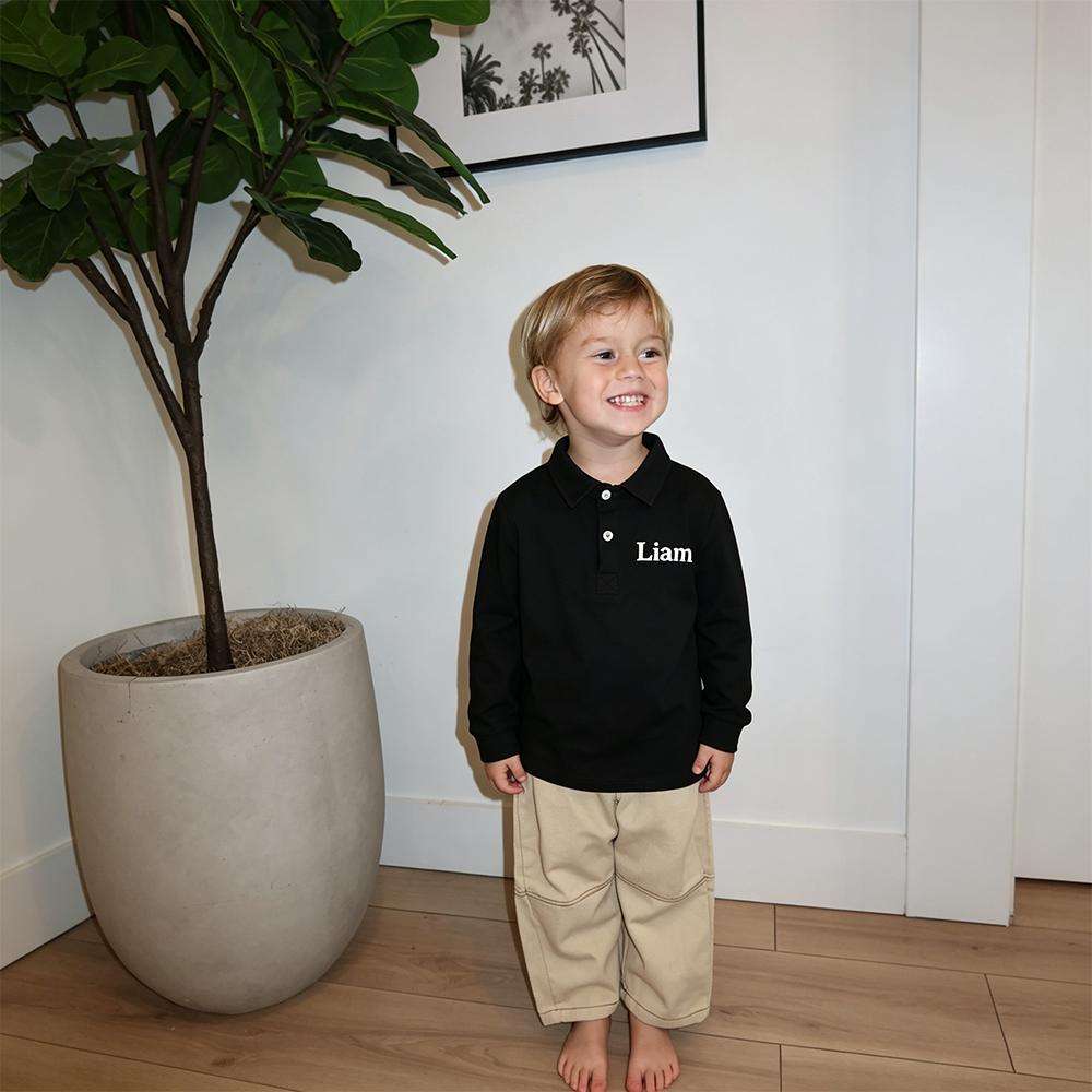 Personalized Kids Embroidered Polo Shirt| Cloth280