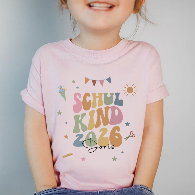 Personalized Girls Back To School T-Shirt| Cloth1489