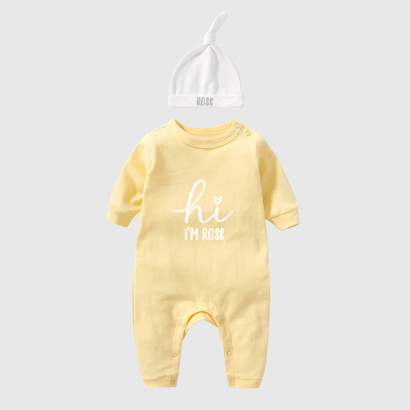 Personalized Baby Newborn Cozy Going Home Sets| BBCloth04