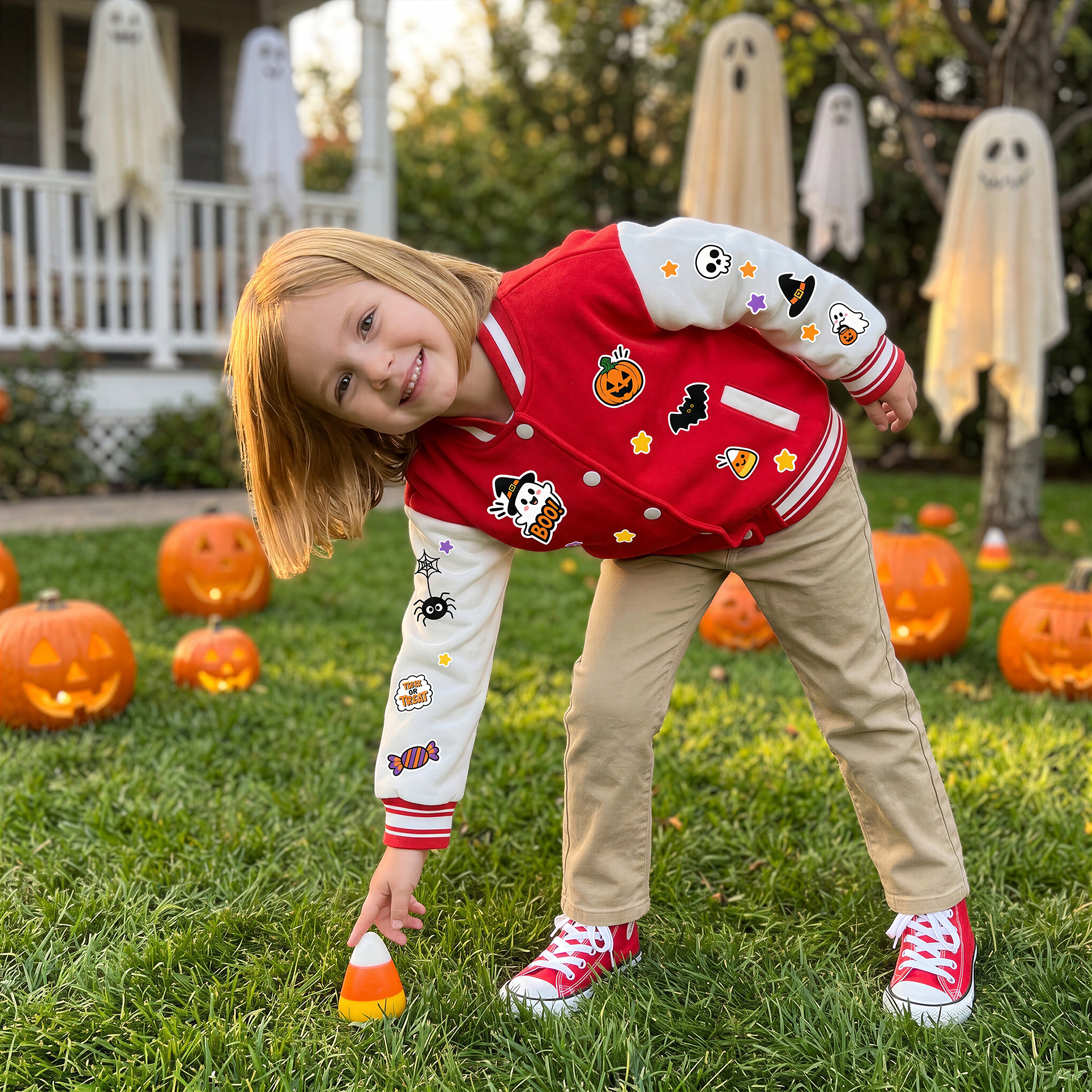 Personalized Halloween Varsity Jacket for Kids | YESHalloween21
