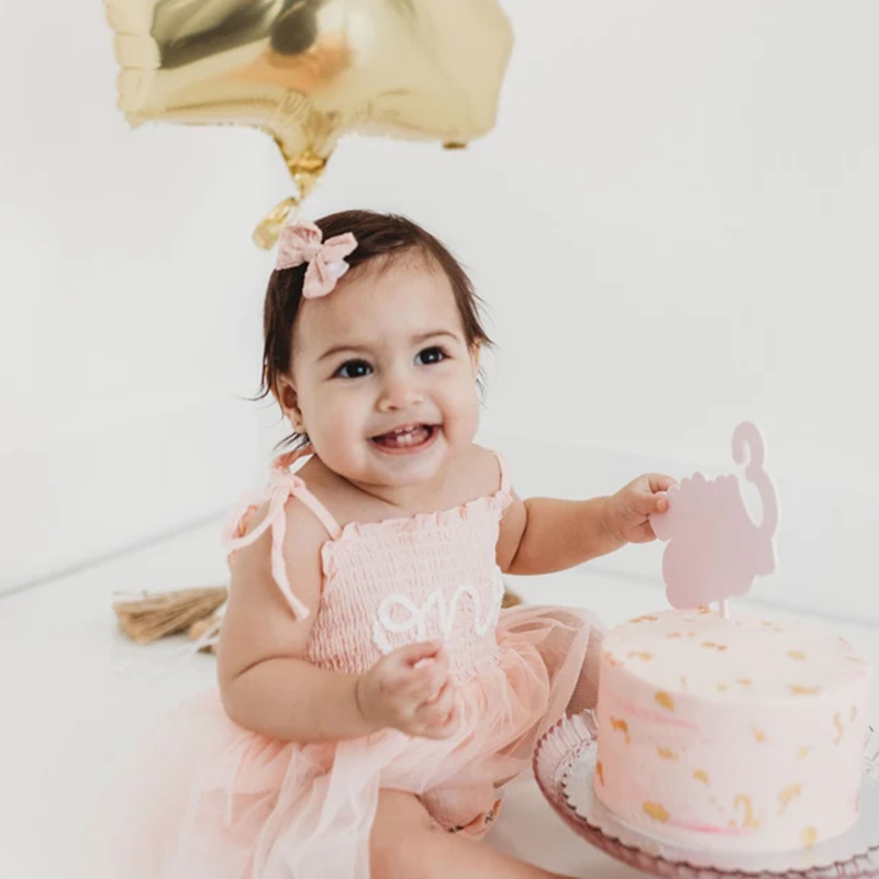 Personalized Baby Tutu Embroidered One Birthday Romper| BBCloth41