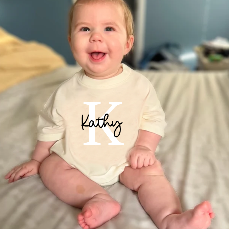 Personalized Baby Name Color Bubble Romper| BBCloth44