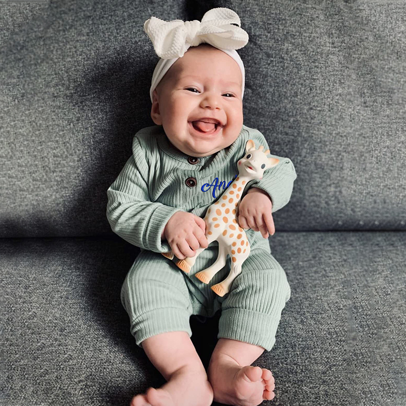 Personalized Baby Solid Color Cozy Onesie| BBcloth69