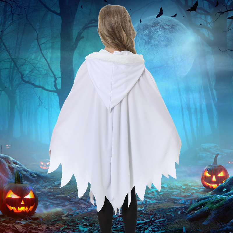 Kids Halloween Ghost Glow Costume Cloak Cape| YESHalloween01