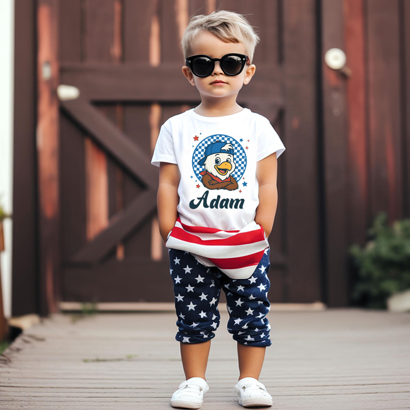Personalized Kid 4th Of July Independence T-Shirt| Cloth1457
