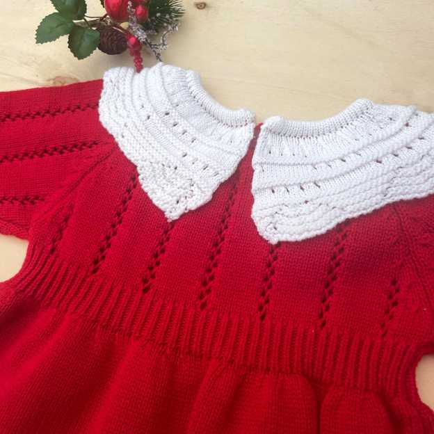 Personalized Baby Girl Christmas Embroidered Bubble Romper| BBcloth99