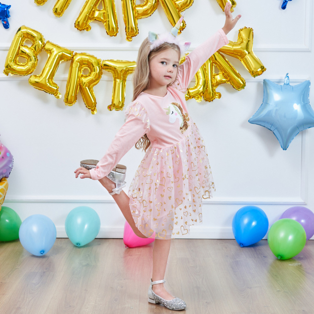 Personalized Girl Unicorn Birthday Dress| Dress09