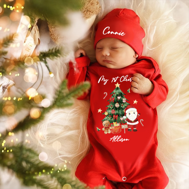 Personalized Baby My First Christmas Santa Outfit| BBcloth1222