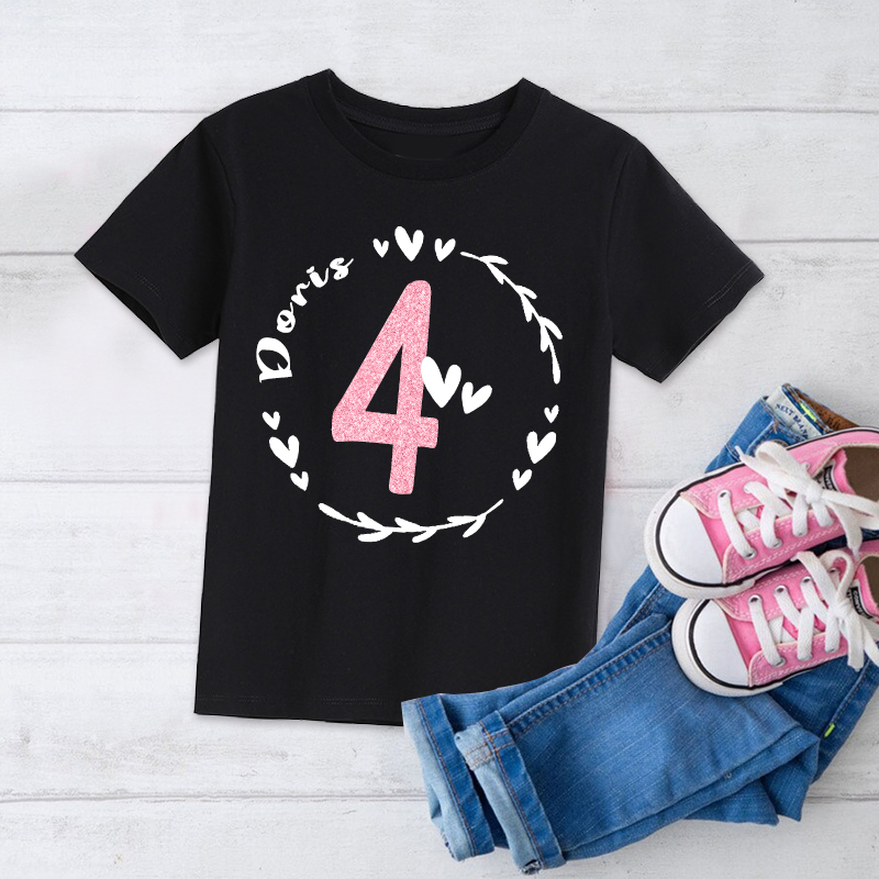 Personalized Girl Birthday Party T-Shirt| Cloth1449