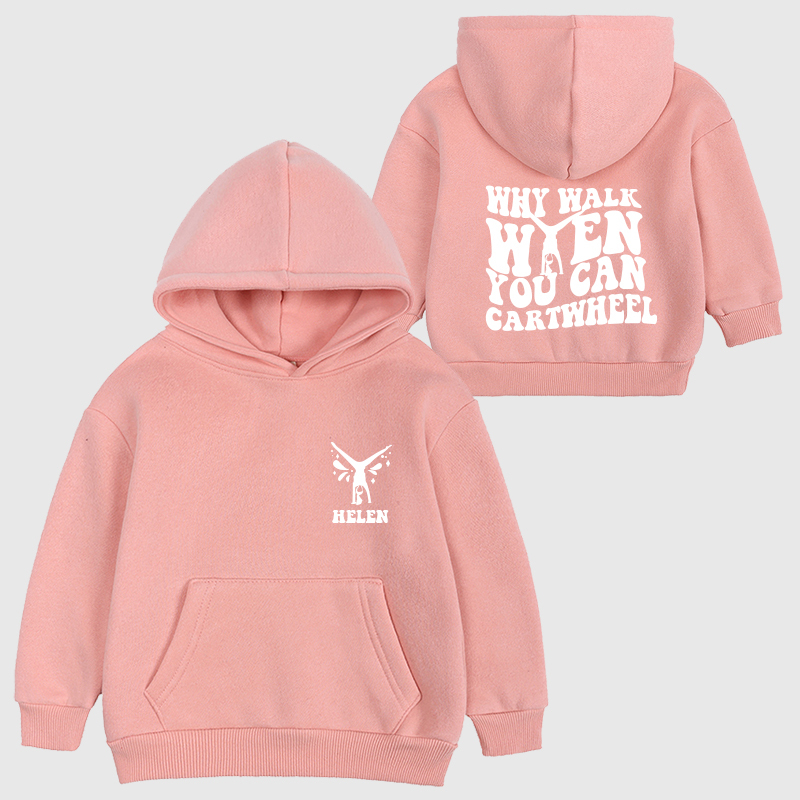 Personalized Kids Gymnastics Cozy Hoodie| Cloth11605