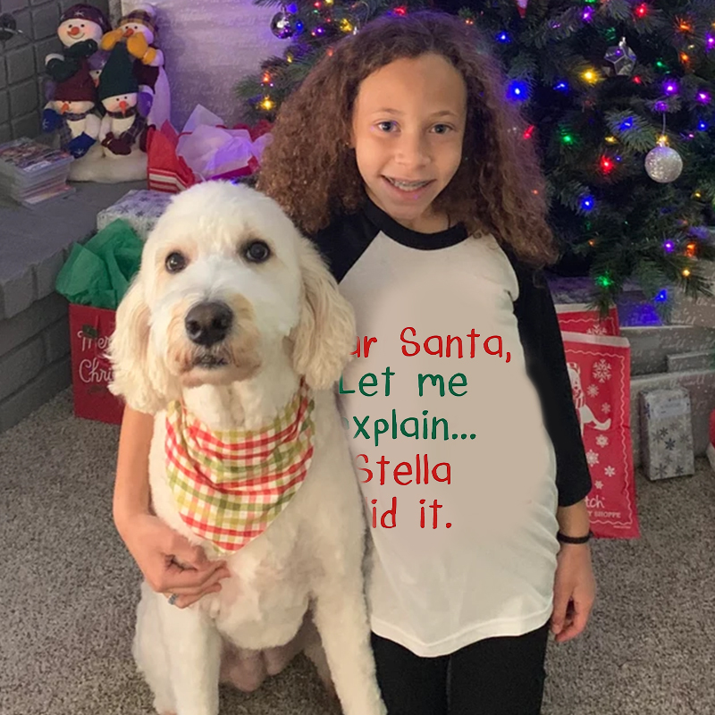 Personalized Kids Christmas Shirt| Cloth12420
