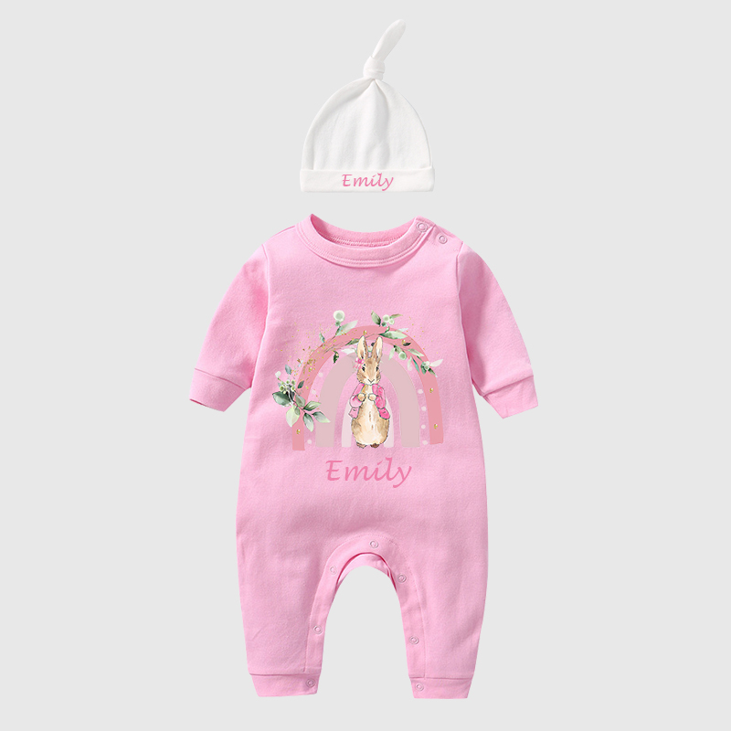 Personalized Baby Rabbit Birth Outfit| BBCloth1215