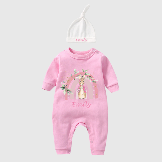 Personalized Baby Rabbit Birth Outfit| BBCloth1215