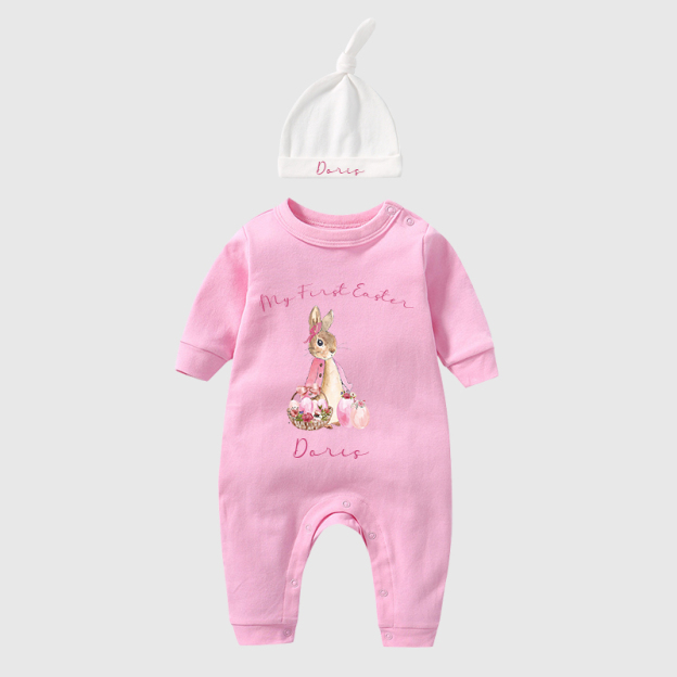 Personalized Baby Newborn Easter Going Home Sets| BBCloth1219