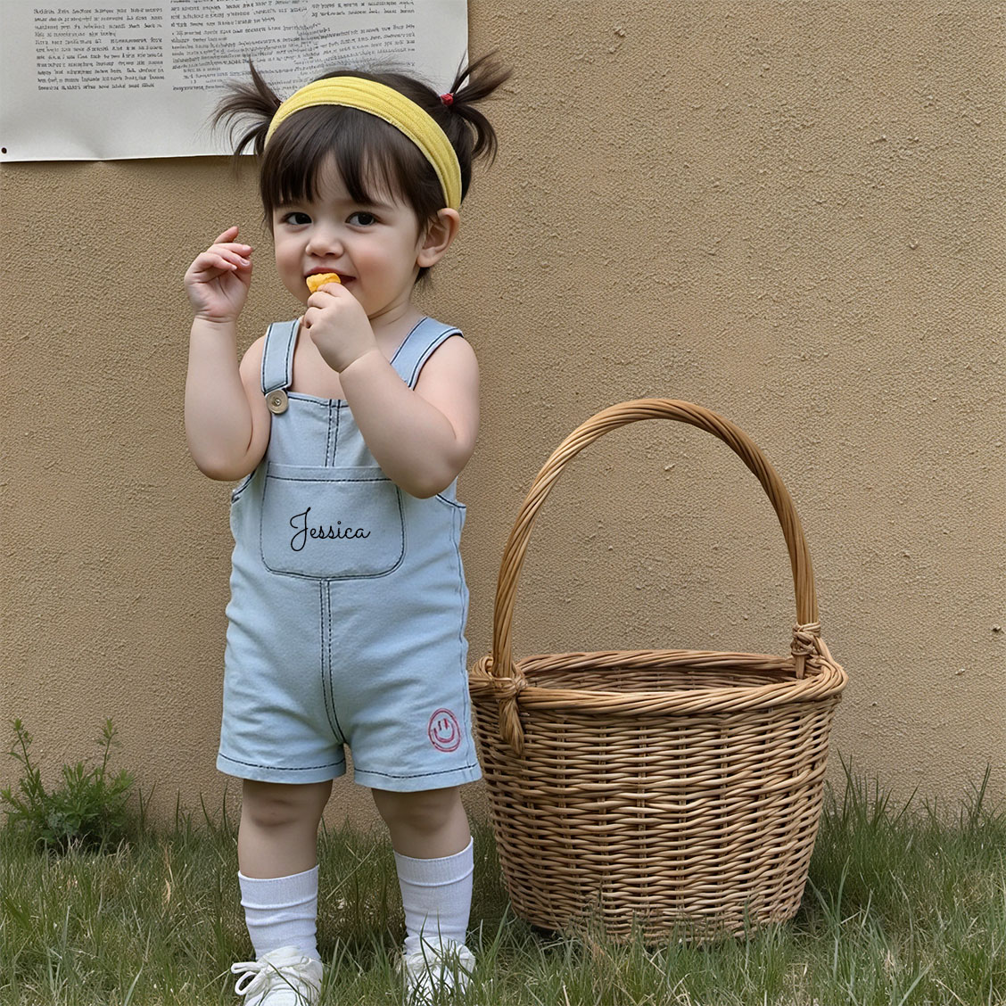 Personalized Kids Multicolor Cozy Overalls| Pants17