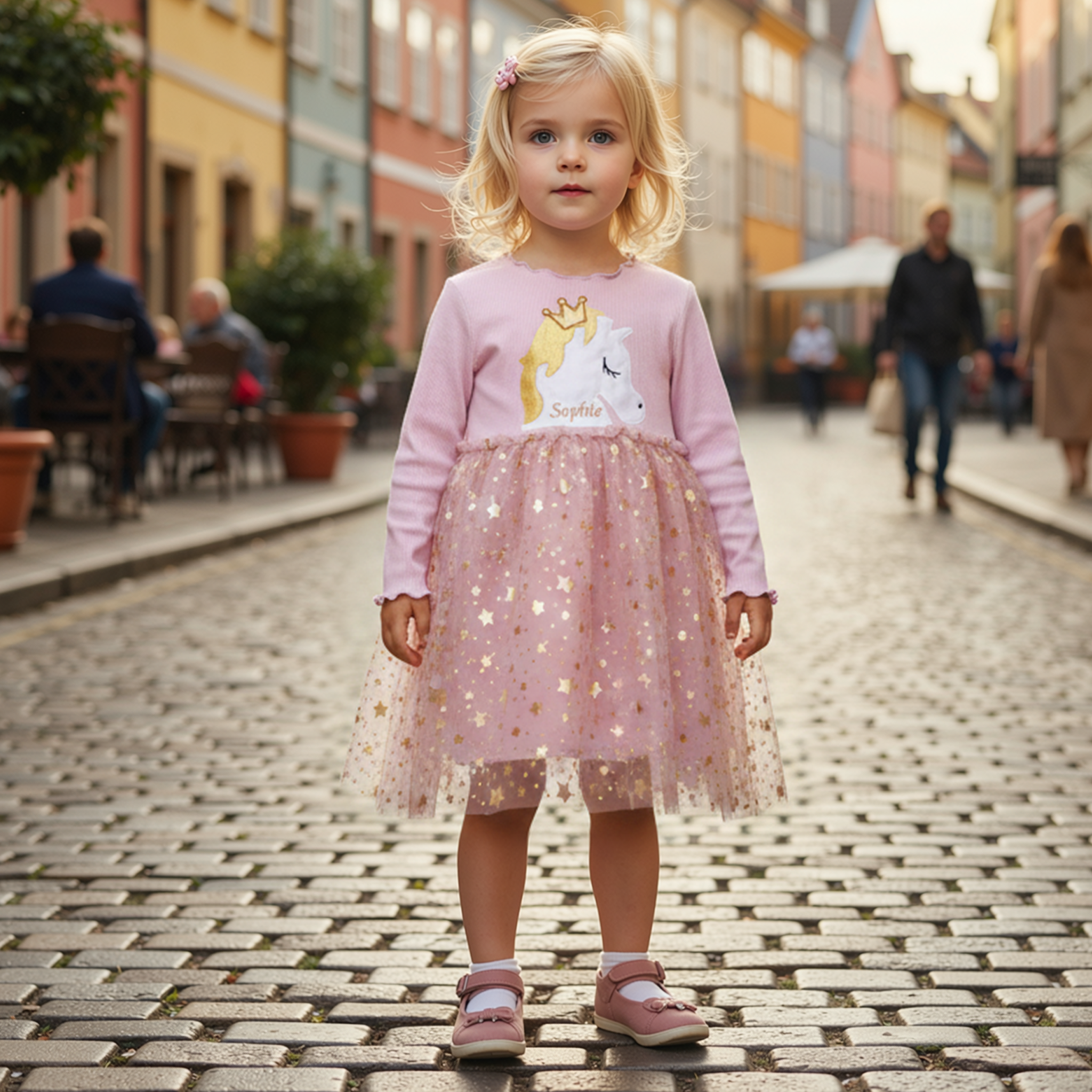 Personalized Girl Unicorn Birthday  Embroidered Tutu Dress| Dress42