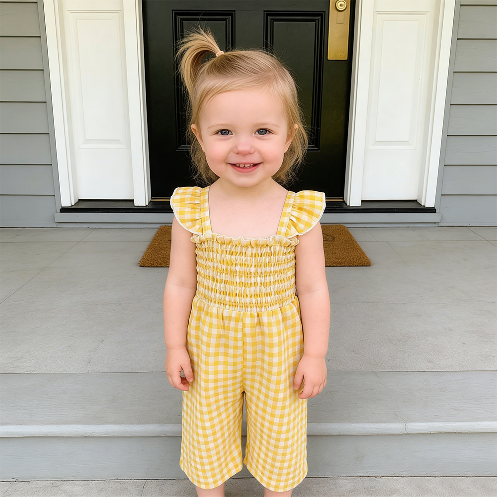 Personalized Girl Summer Jumpsuit| Pants40