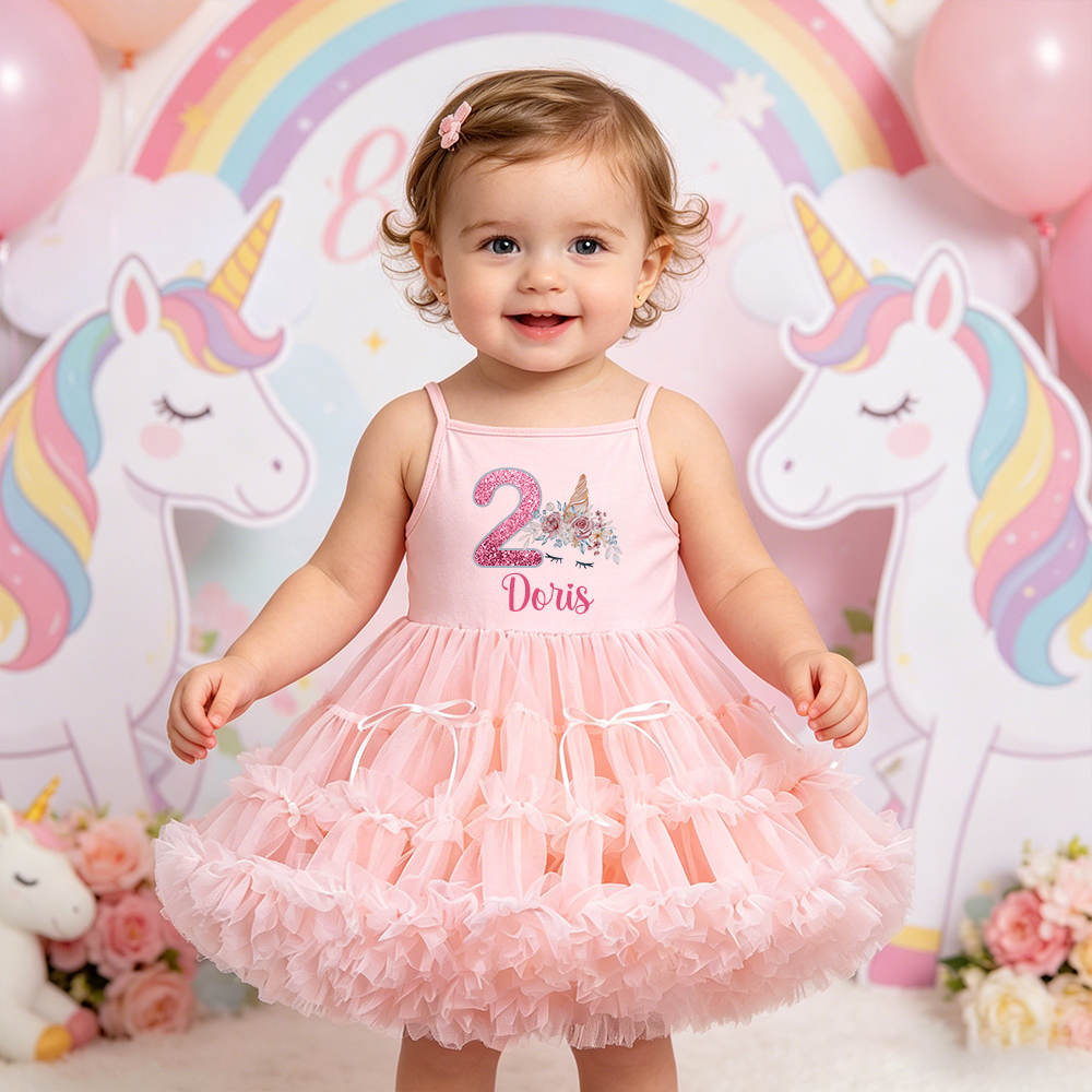 Personalized GirlMermaid/Unicorn Birthday TUTU Dress| Dress92
