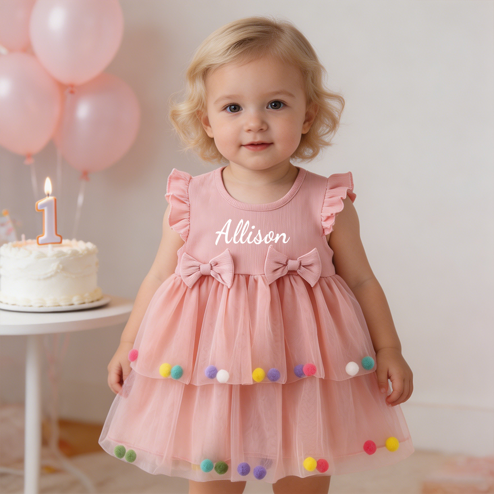 Personalized Girl Colorful Tutu Dress| Dress104