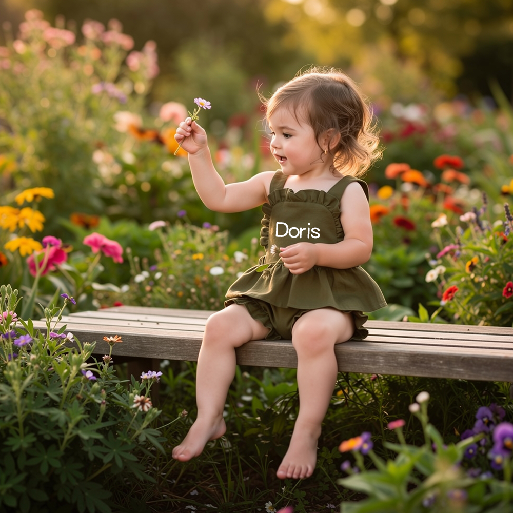 Personalized Baby Girl Summer  Two Piece Set| BBcloth140