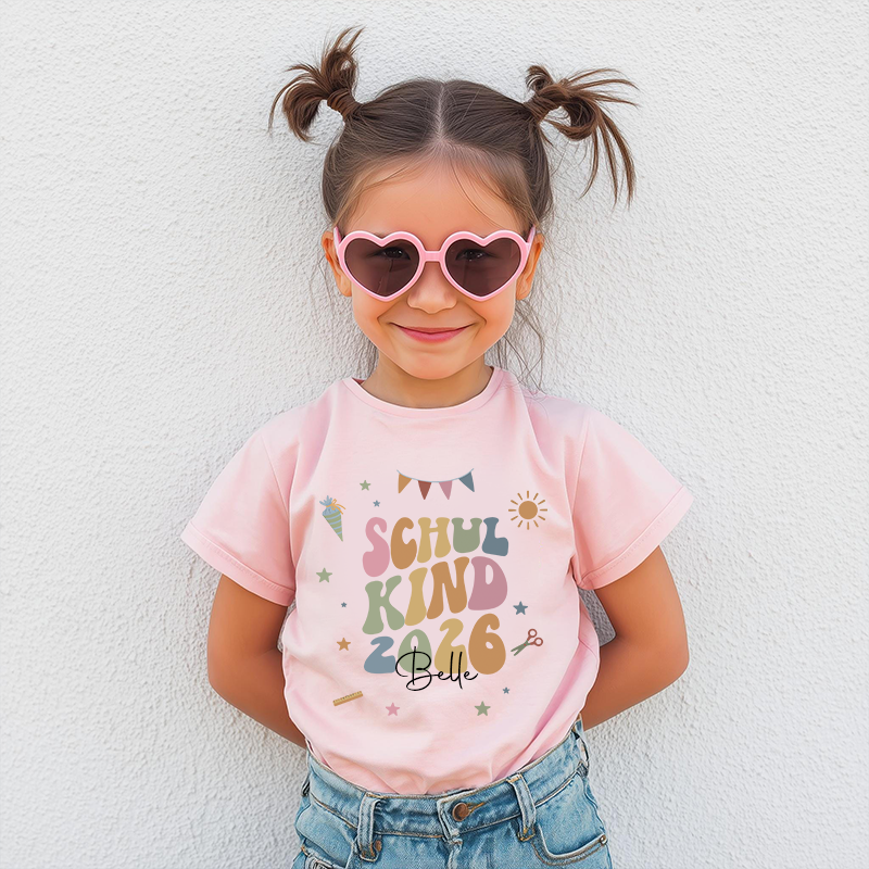 Personalized Girls Back To School T-Shirt| Cloth1489