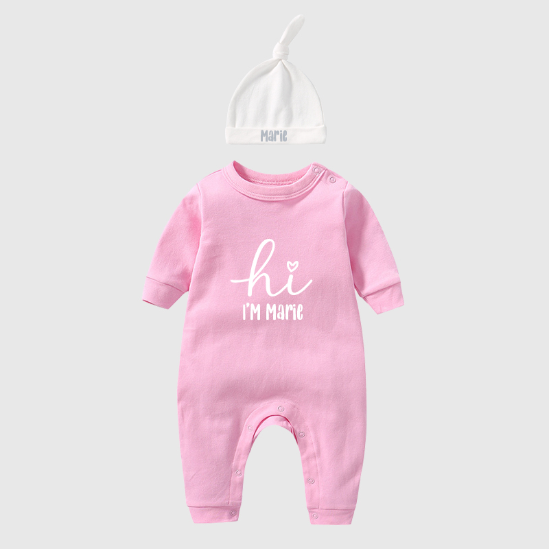 Personalized Baby Newborn Cozy Going Home Sets| BBCloth04
