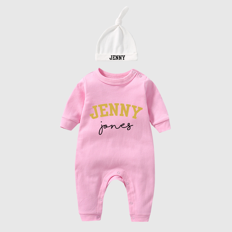 Personalized Baby With Hat Cozy Going Home Sets| BBCloth65