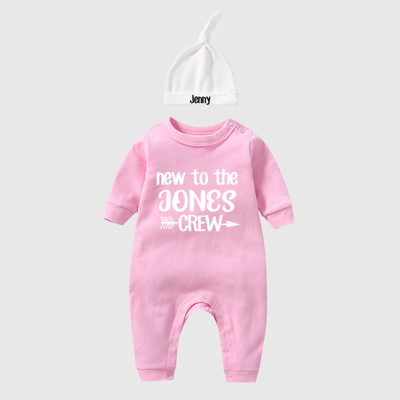 Personalized Baby With Hat Cozy Going Home Sets| BBCloth67