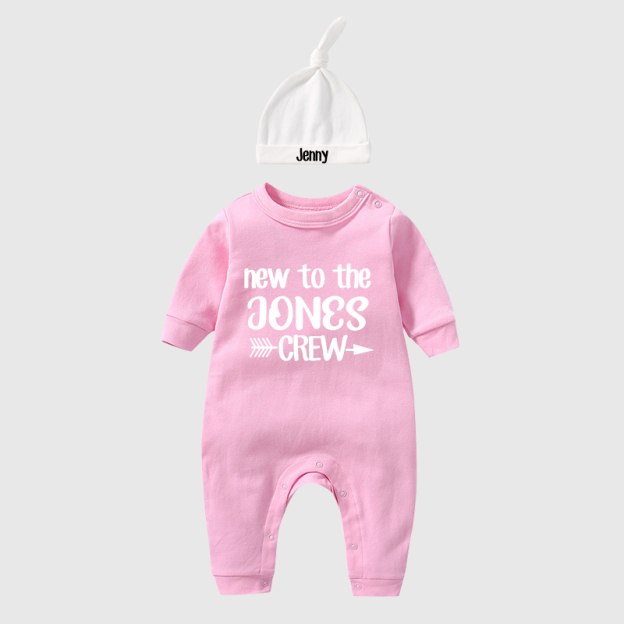 Personalized Baby With Hat Cozy Going Home Sets| BBCloth67