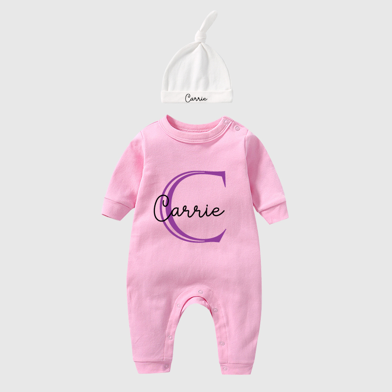 Personalized Baby With Hat Cozy Going Home Sets| BBCloth67