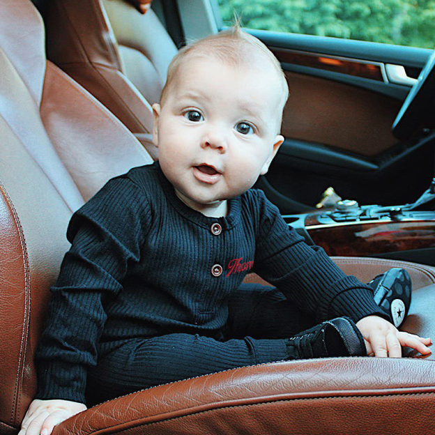 Personalized Baby Solid Color Cozy Onesie| BBcloth69